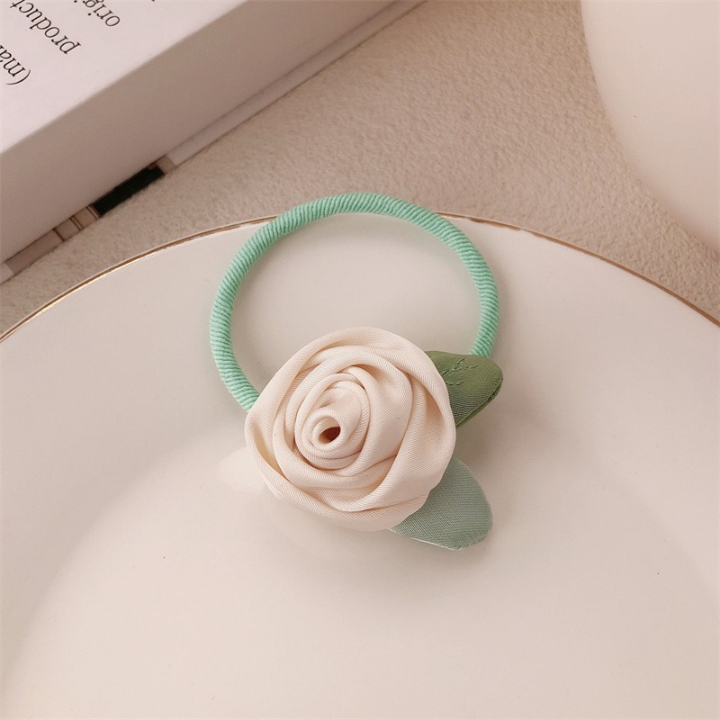 超質感玫瑰髮圈 玫瑰髮繩 玫瑰的故事 6色可選 現貨供應-規格圖9