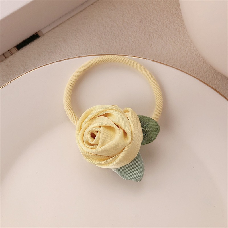 超質感玫瑰髮圈 玫瑰髮繩 玫瑰的故事 6色可選 現貨供應-規格圖9