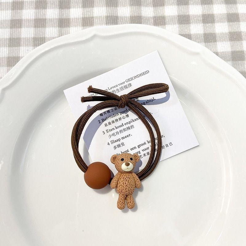 小熊髮繩 小兔髮繩 彈力髮繩 彈力髮圈 4款可選 FA067-細節圖2