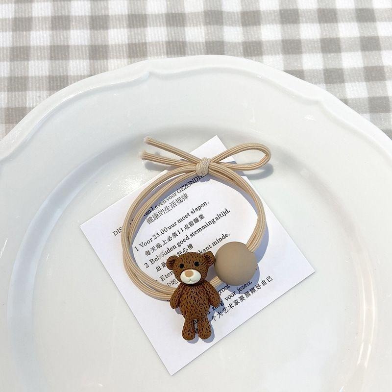 小熊髮繩 小兔髮繩 彈力髮繩 彈力髮圈 4款可選 FA067-細節圖5