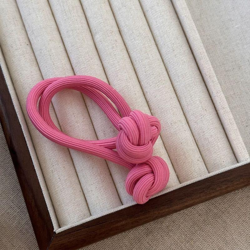 元氣甜心妹粗款雙邊圓球髮繩 橡皮筋髮繩 5色可選-細節圖4
