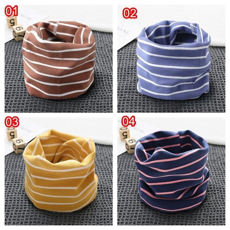 台灣現貨 韓版素色圍脖 條紋圍脖 親子圍脖 成人圍脖下單處-細節圖3