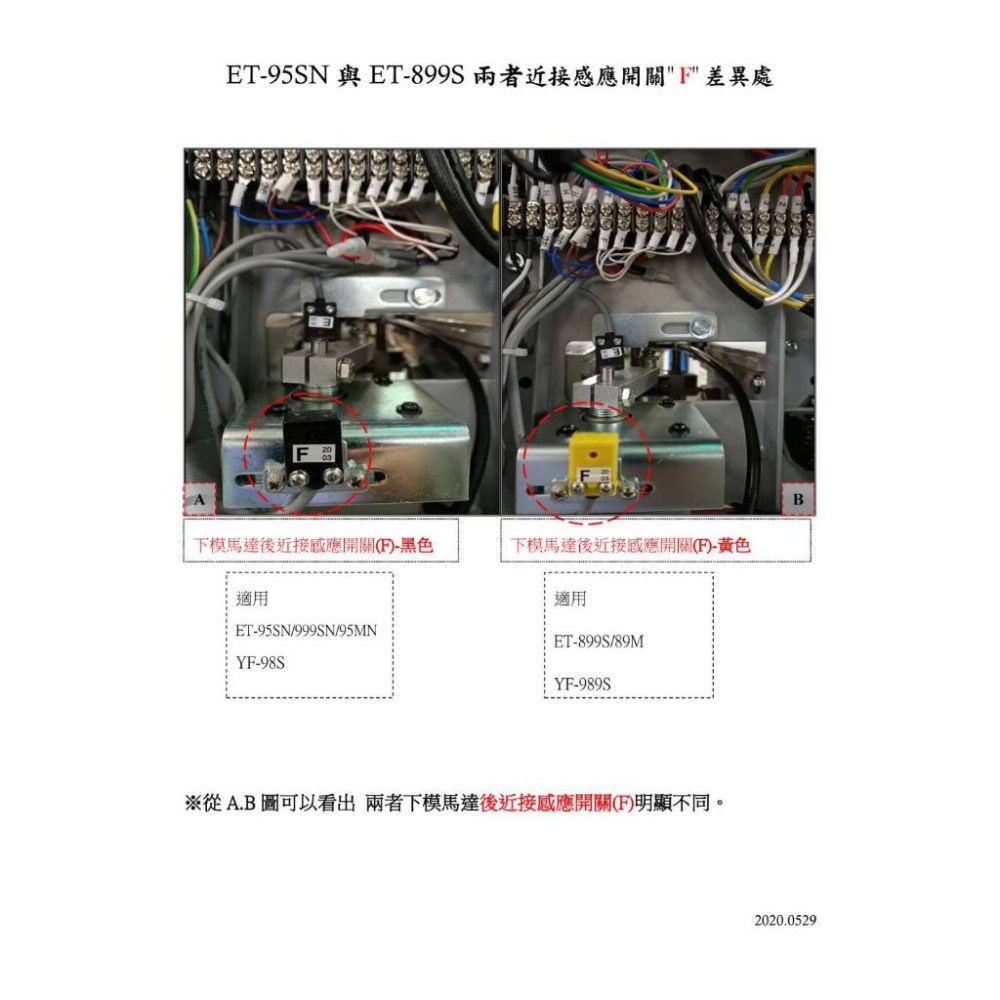 益芳封口機 新機型 近接開關-細節圖3