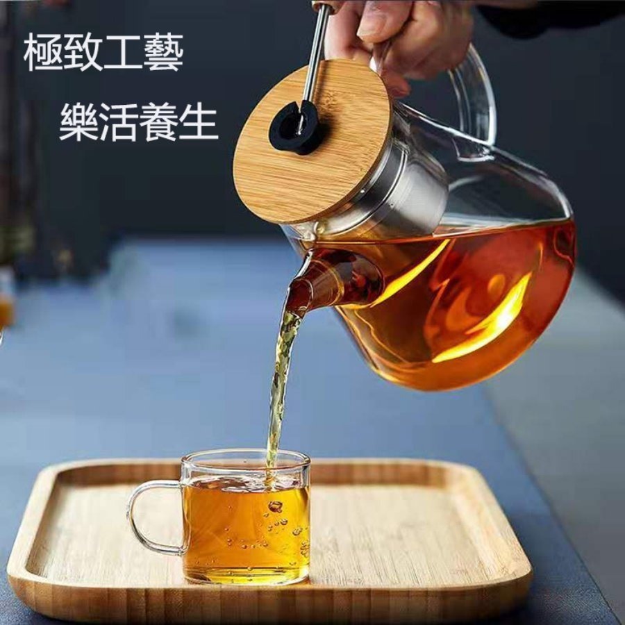 【品菲特PINFIS】多功能加厚玻璃沖泡咖啡壺茶壺冷水壺-800ml-細節圖2