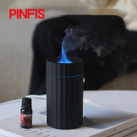 【PINFIS】七彩火焰燈精油香氛機 水氧機 擴香機(贈法國有機甜橙精油10ml)