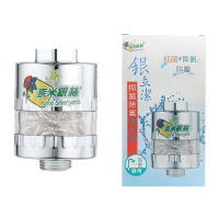 【銀立潔】奈米銀絲Ag+除氯抗菌浴室用淨水器 (YU317)