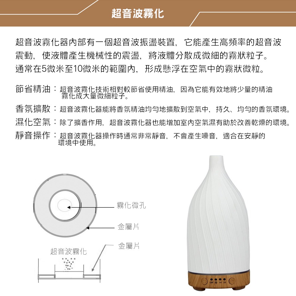 【品菲特PINFIS】經典陶瓷香氛機(贈有機甜橙精油10ml)-細節圖5