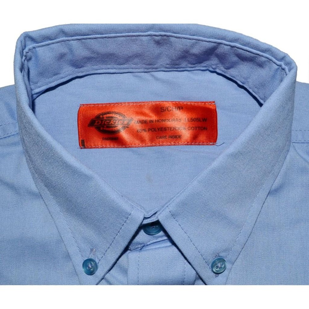 Dickies 全新 現貨 LL505LW 長袖襯衫 長袖工作服 淺藍 吸濕排汗 堅固 舒適 S(約一般M)-細節圖2