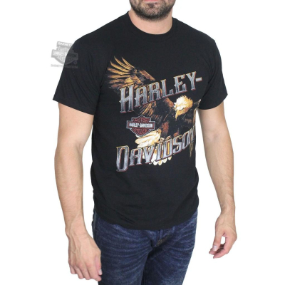 Harley-Davidson 哈雷機車【S】Eagle Black 短袖T恤 黑色 全新 現貨
