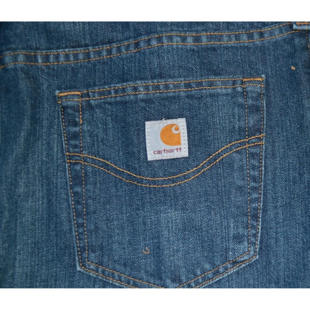 Carhartt 直筒 中等重量 Elton Jean 牛仔褲 101496【38腰】大尺碼 美國購入-細節圖4