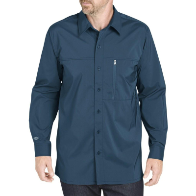 Dickies 全新 現貨 SL304IL長袖襯衫 涼感 吸濕排汗 拉鍊口袋 M 美國購入保證正品