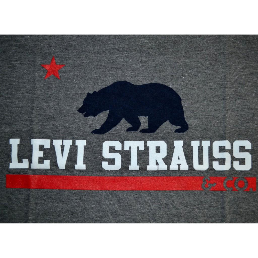 Levi＇s 全新 現貨 Bohr Bear 灰色短袖T恤 【M】美國購入 保證原廠正品-細節圖3