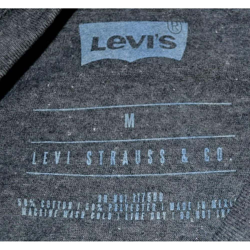 Levi＇s 全新 現貨 Bohr Bear 灰色短袖T恤 【M】美國購入 保證原廠正品-細節圖4