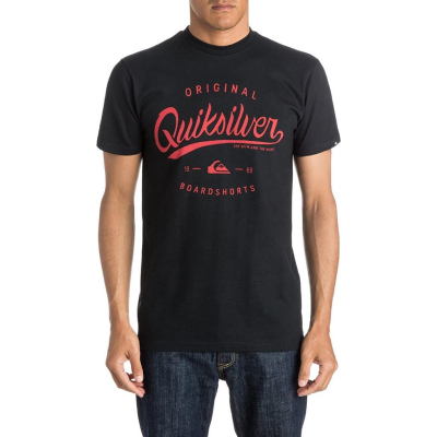 Quiksilver【S】ORIGINAL 輕量 黑色 短袖T恤 全新 現貨 美國購入 保證正品