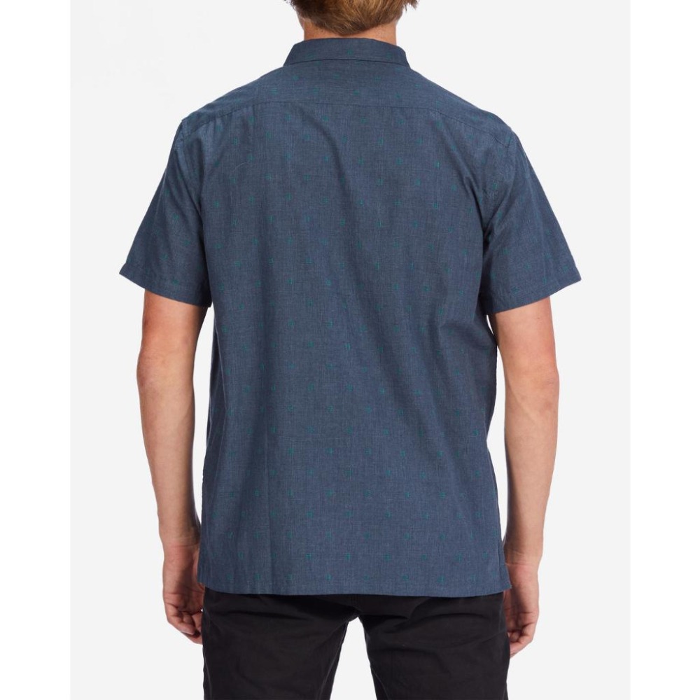 BILLABONG【L】短袖襯衫 夏季 輕盈透氣 有機棉 花襯衫 Jacquard 全新 現貨 保證正品-細節圖2