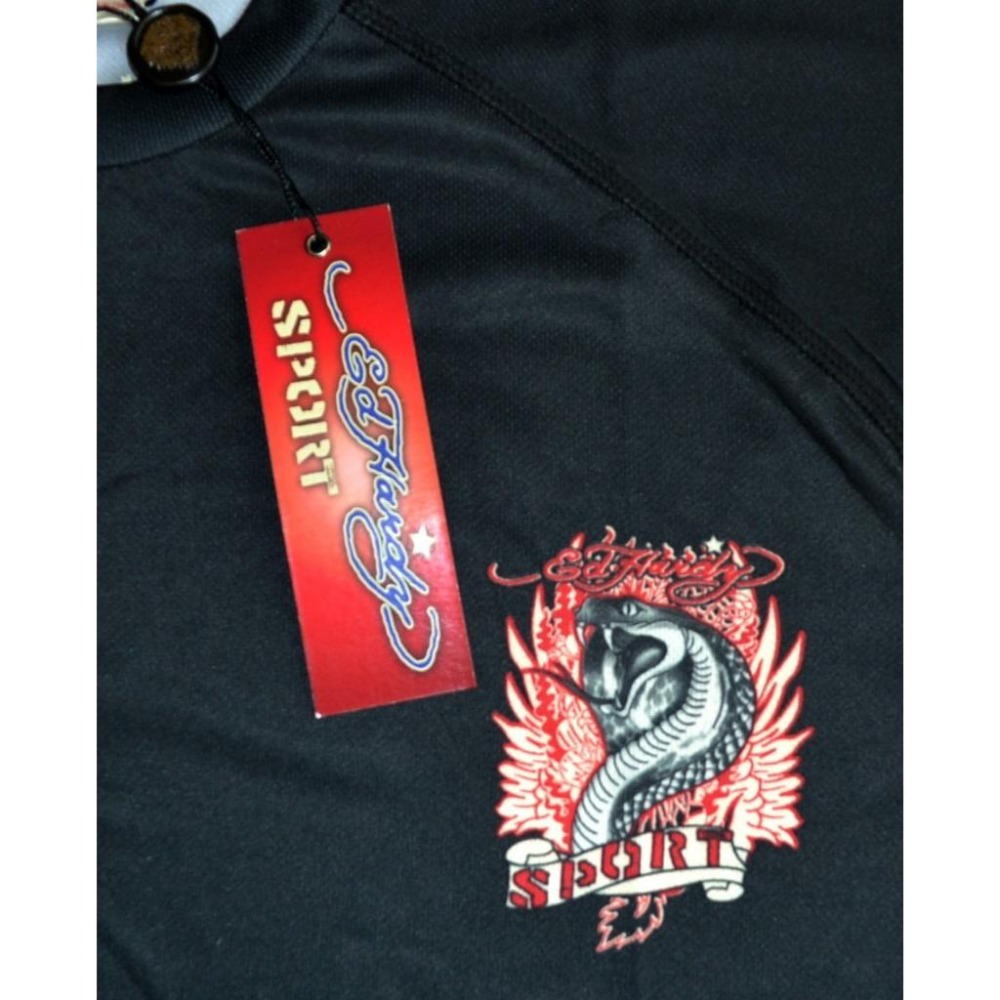 Ed Hardy SPORT【S】【M】運動短袖T 毒蛇刺青 涼爽 透氣 全新 現貨 保證正品 台灣未售-細節圖6