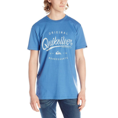 Quiksilver【L】ORIGINAL 輕量 淺藍短袖T恤 全新 現貨 美國購入 保證正品