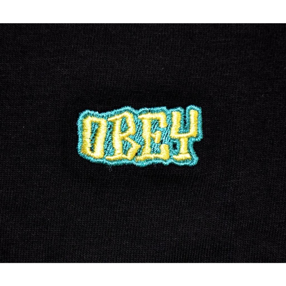 OBEY【S】美國潮牌 Better Days 短袖T恤 黑色 柔軟厚棉 輕質全新 現貨 美國購入 保證正品-細節圖2