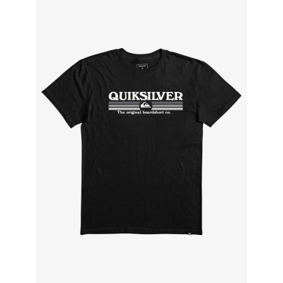Quiksilver Lined Up 短袖T恤【S(青少年版XL) 】AQBZT04074 黑色 全新 現貨 保證正品