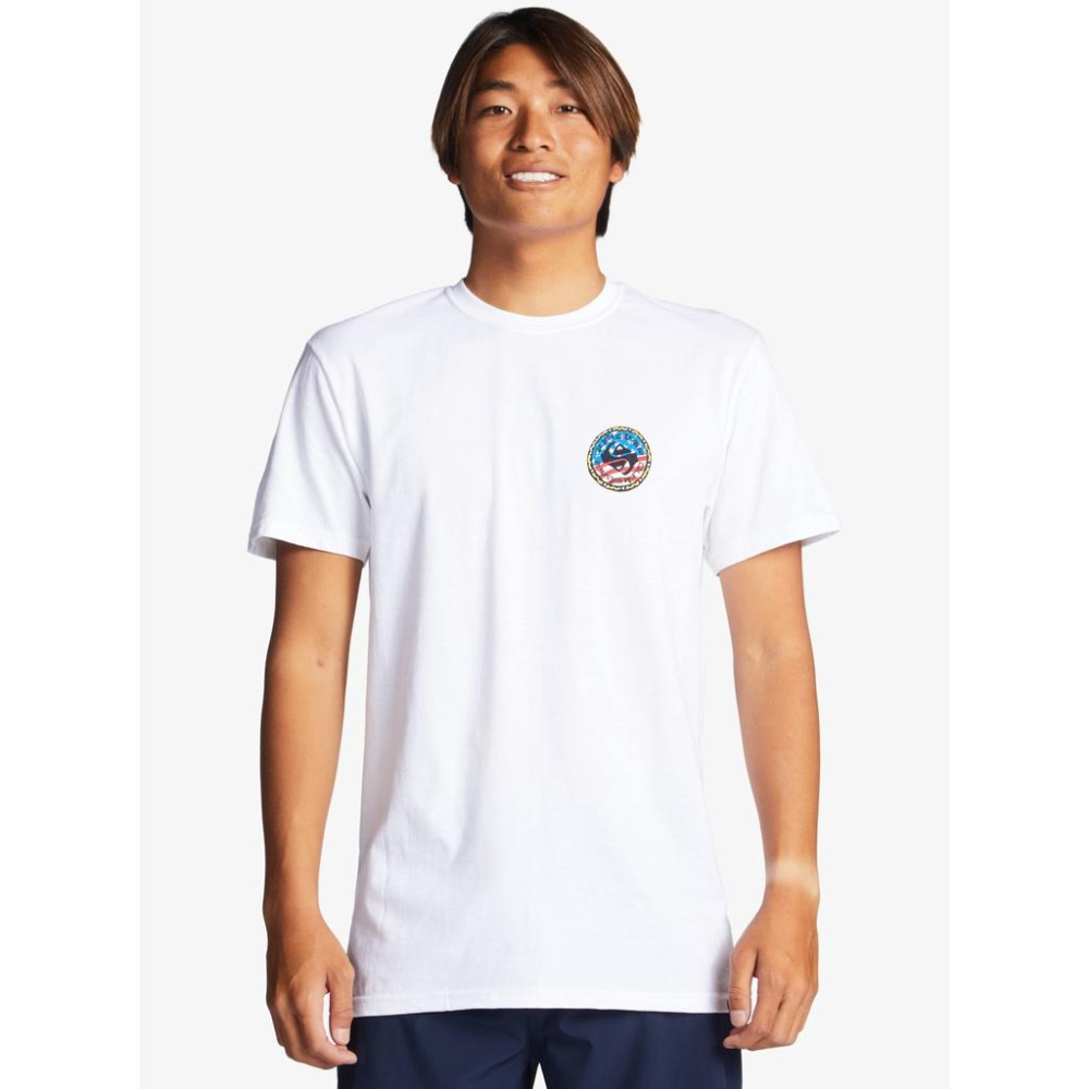 Quiksilver Glory 短袖T恤【S】【M】【L】AQYZT08423 白色 全新 現貨 保證正品-細節圖2