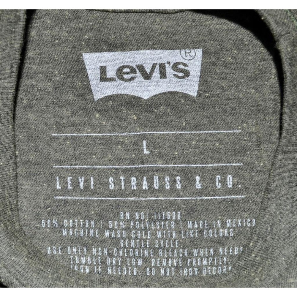 Levi＇s【L】短袖T恤 輕橄欖綠 經典LOGO 輕量 全新 現貨 保證正品-細節圖4