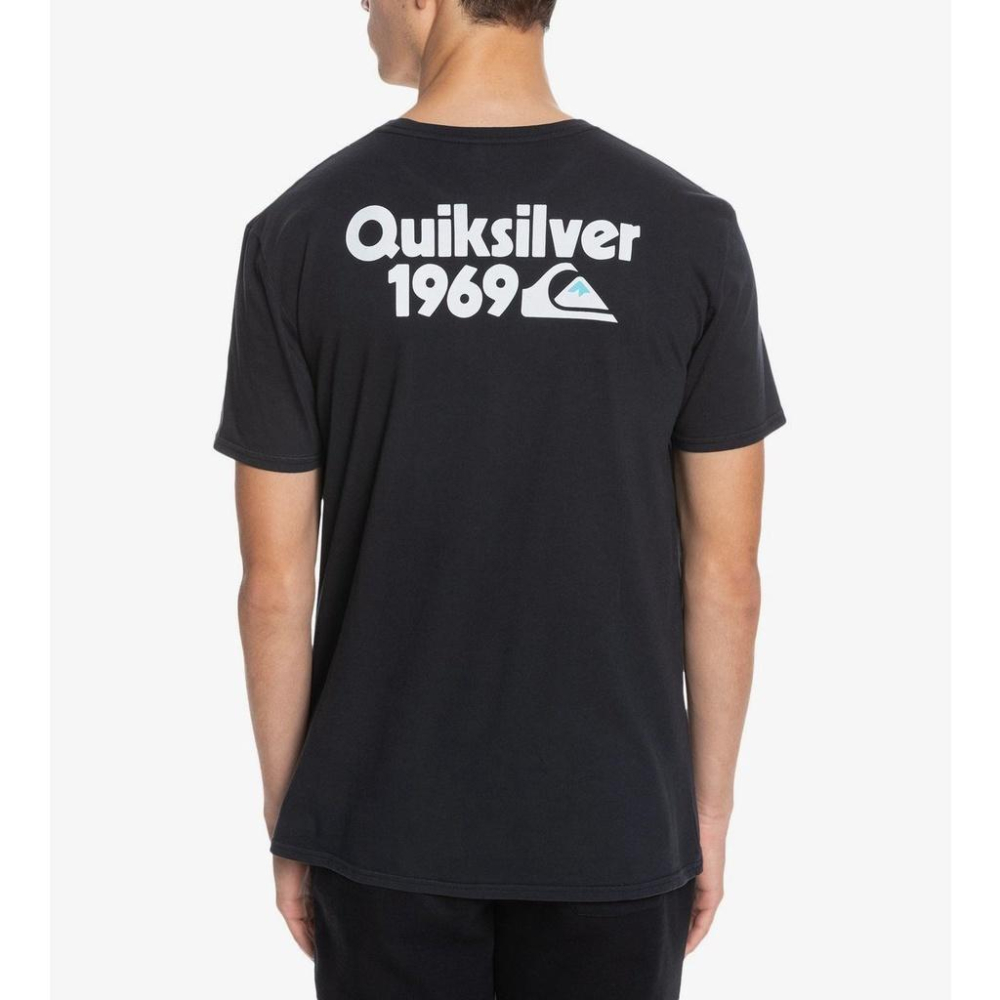 Quiksilver【S】【M】【L】短袖T恤 黑色 輕量有機棉 Impossible Island EQYZT0634-細節圖2