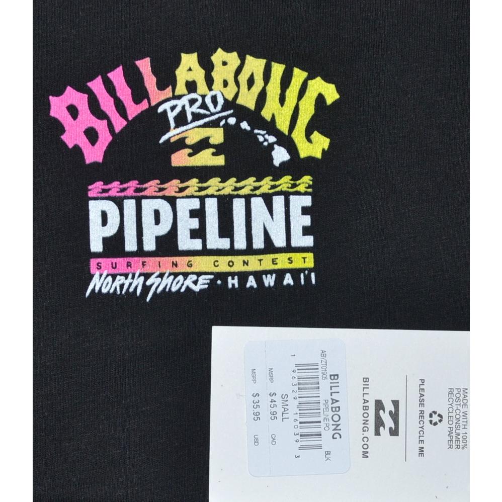 Billabong【S】【M】【L】短袖T恤 Pro Pipeline 黑色 寬鬆款 衝浪紀念T ABYZT01905-細節圖6