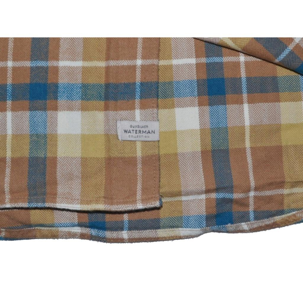 Quilsilver 法蘭絨長袖襯衫【M】【約一般L】Red Eye 有機棉 AQMWT03248 全新 現貨 保證正品-細節圖4