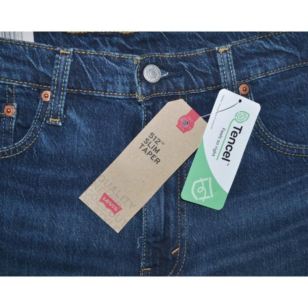 Levi＇s 512 低腰修身窄管 牛仔褲 輕量 天絲棉【36腰】Slim Taper 288330332-細節圖4