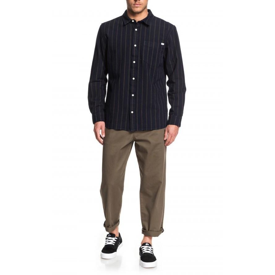 Quiksilver 長袖襯衫 厚棉 法蘭絨襯衫【L】GRACEFUL WAVE EQYWT03869 全新 現貨-細節圖5