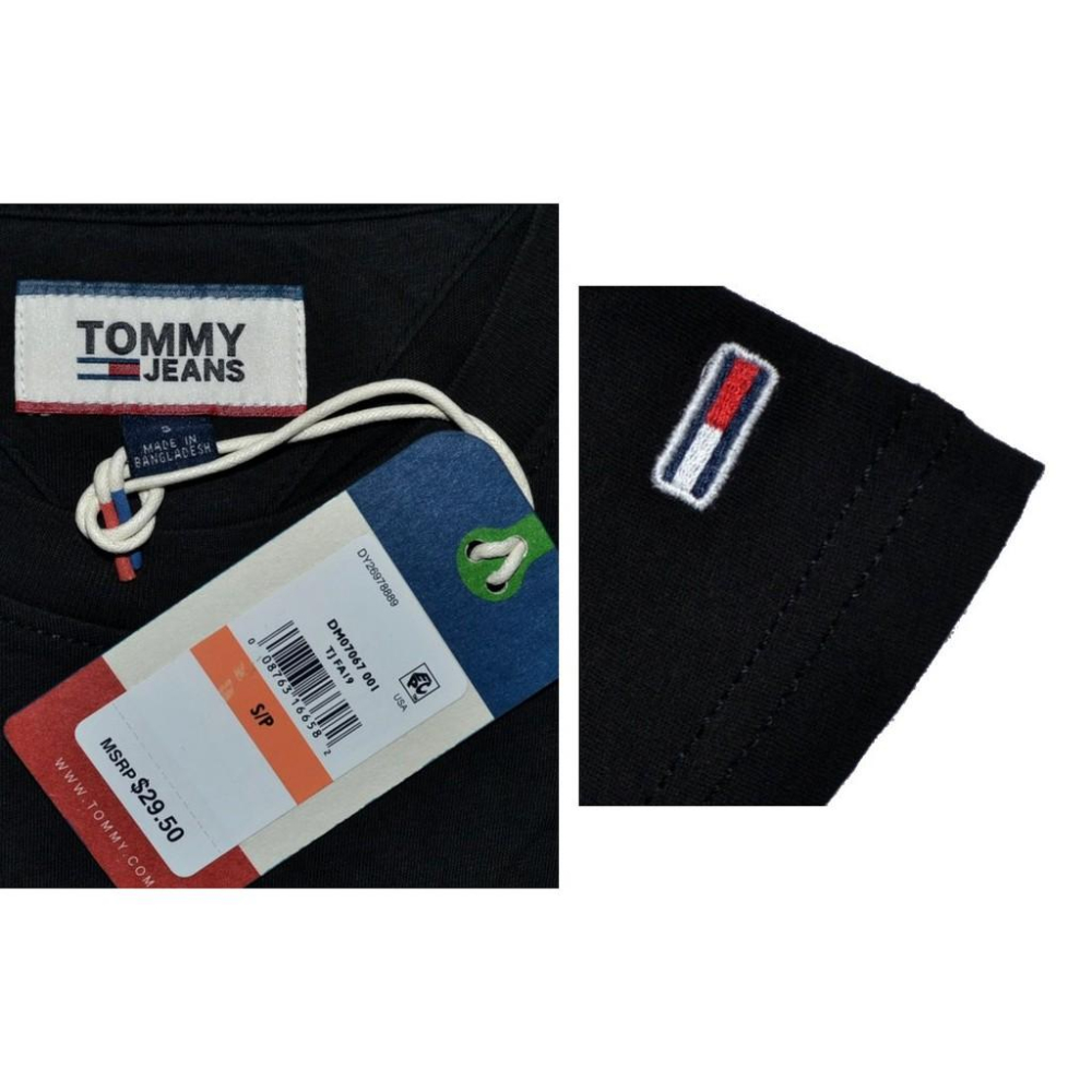 Tommy Jeans 短袖T恤 黑色 大LOGO 【S】【M】【L】【XL】 有大尺碼 DM07067 全新 現貨-細節圖6