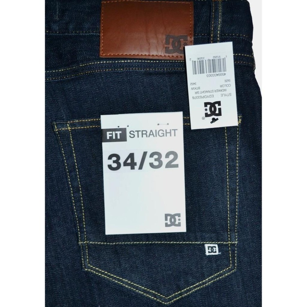 DC Shoes【36腰】直筒工裝 彈性 工作褲 牛仔褲全新 現貨 EDYDP03388-細節圖6