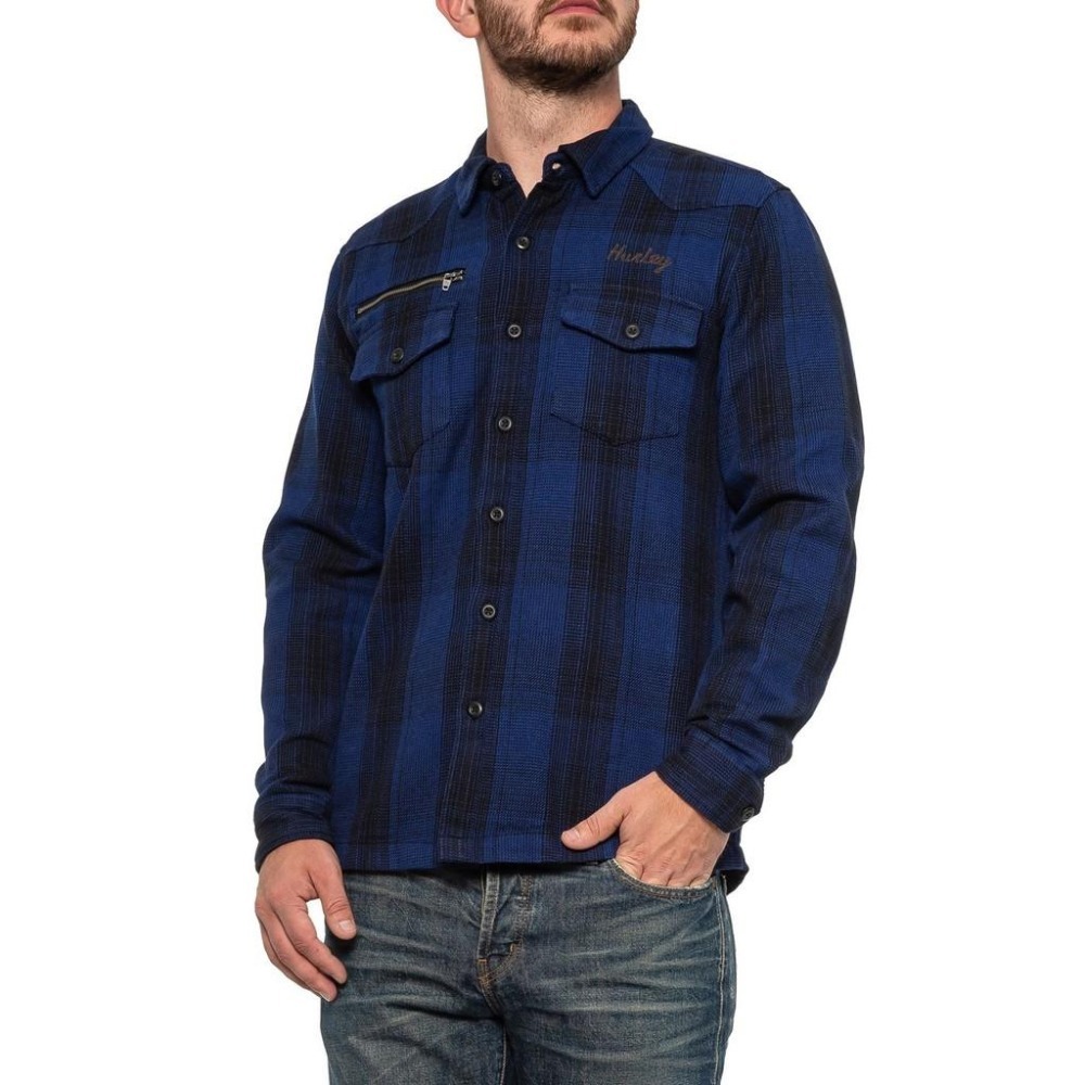 Hurley Kyoto 法蘭絨襯衫 襯衫式外套 【M】秋冬 AQ4868 全新 現貨-細節圖3