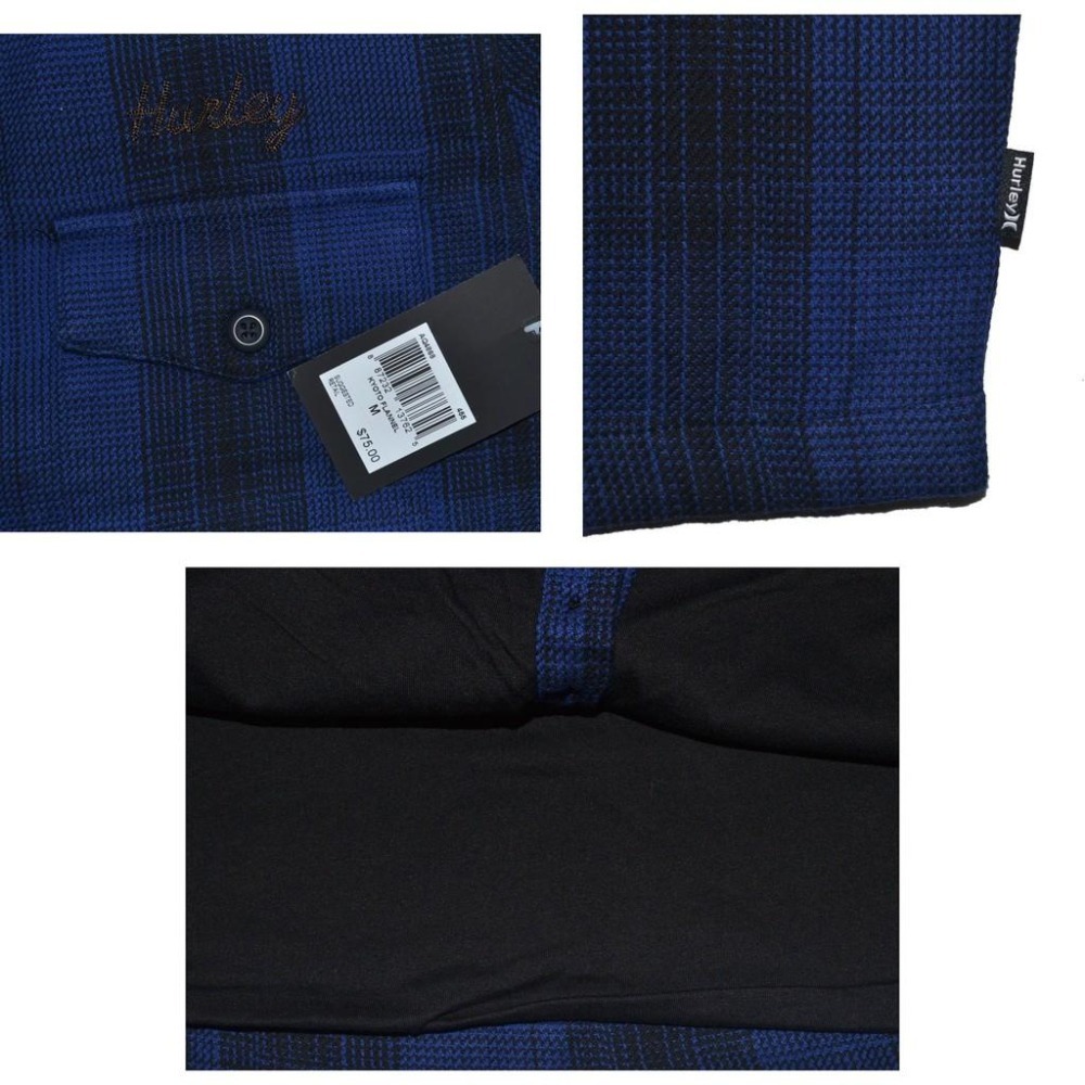 Hurley Kyoto 法蘭絨襯衫 襯衫式外套 【M】秋冬 AQ4868 全新 現貨-細節圖6