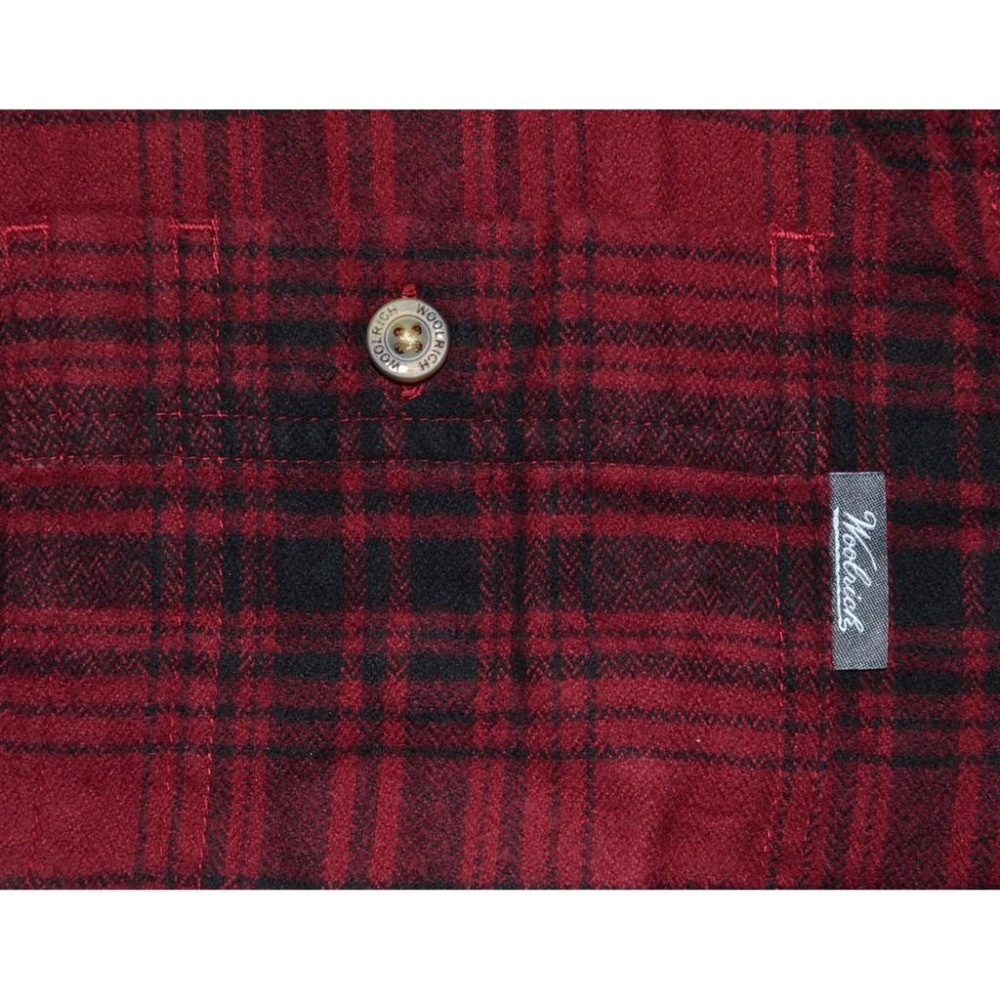 Woolrich 經典長袖法蘭絨襯衫 【S】 TROUT RUN 柔軟 石洗  全新 現貨-細節圖3