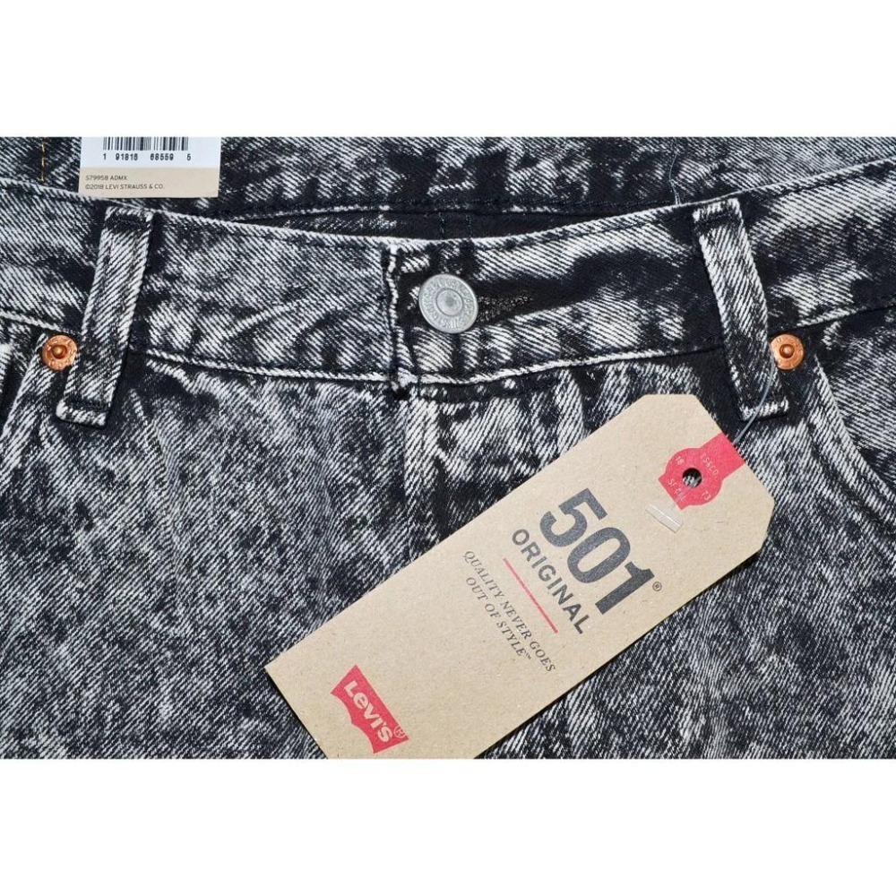Levi＇s 501 Original Fit【38腰】彈力 直筒牛仔褲 005012651 全新 現貨-細節圖4