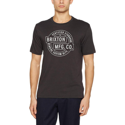 Brixton 全新 現貨 Pullman 優質 短袖T恤 XS(約一般S) 黑色 美國購入 保證原廠正品