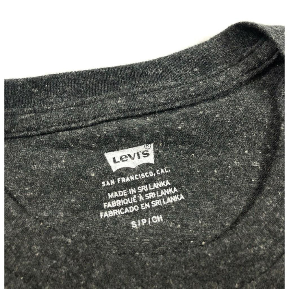 Levi＇s 全新 現貨 Bear 黑灰色 短袖T恤 【S】 美國購入 保證原廠正品 224910448-細節圖6