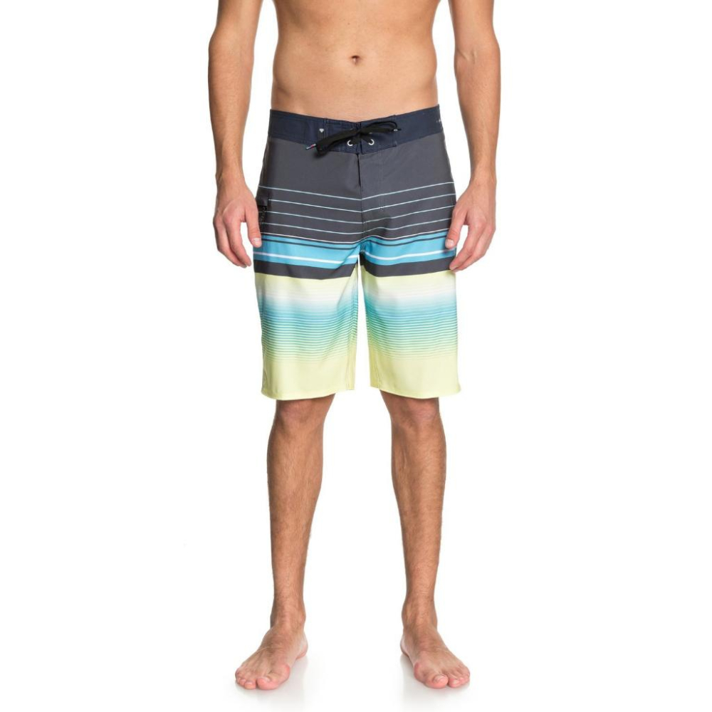 Quiksilver【30腰】CYAN BLUE 21＂ 海灘褲 衝浪褲 泳褲 30腰 全新 現貨 保證正品-細節圖2