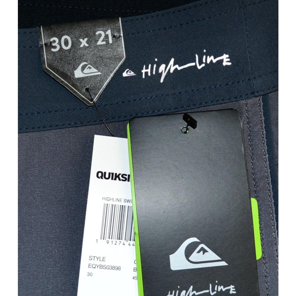 Quiksilver【30腰】CYAN BLUE 21＂ 海灘褲 衝浪褲 泳褲 30腰 全新 現貨 保證正品-細節圖5