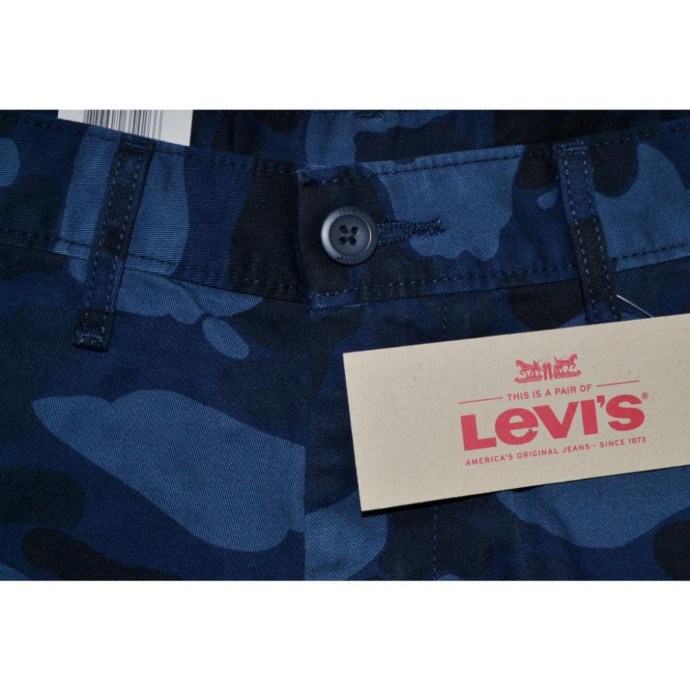 Levi＇s【30腰】工作短褲 藍迷彩 全新 現貨 美國購入 保證正品-細節圖3