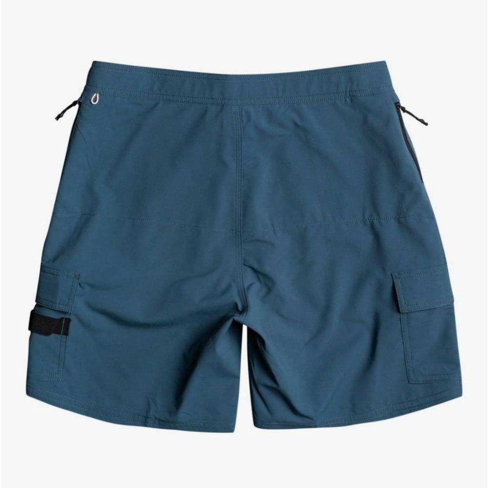 Quiksilver【38腰】18＂ 海灘褲 衝浪褲 水陸 Waterman 大尺碼 EQMWS03139-細節圖2