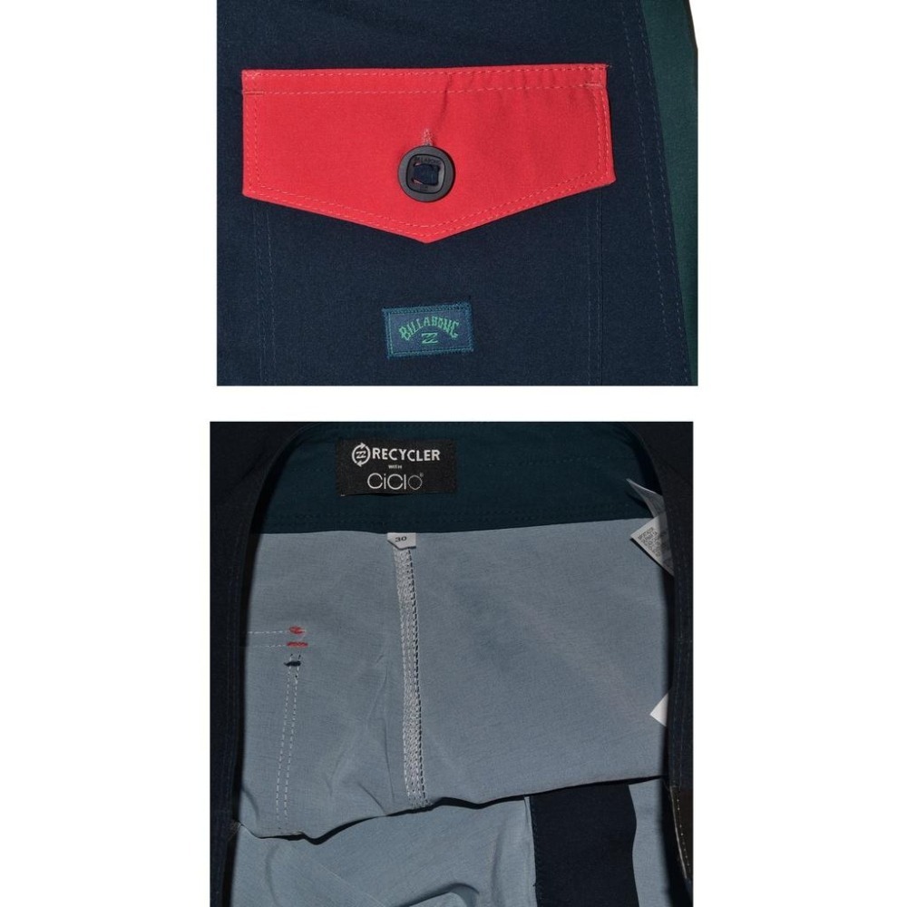 Billabong 【30腰】【34腰】19英吋 海灘褲 衝浪褲 4向彈力 ABYBS00267-細節圖6