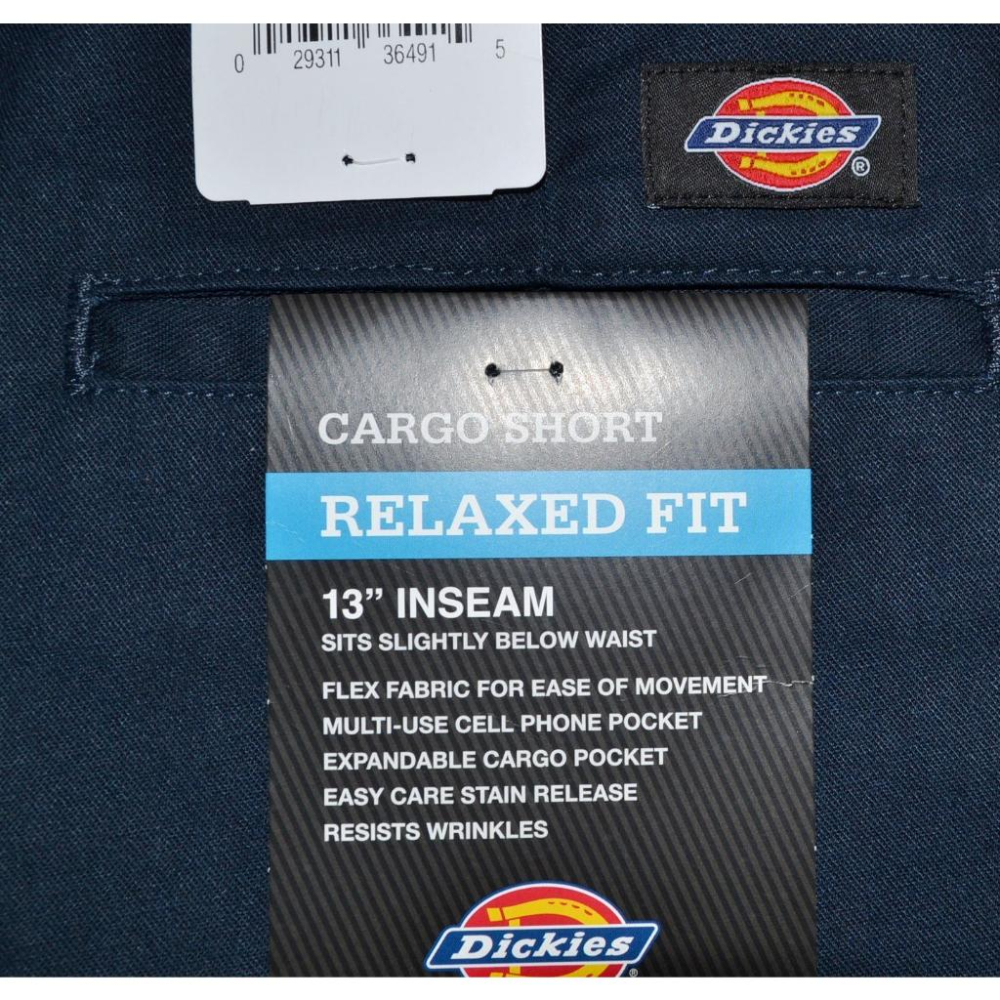Dickies【30腰 寬鬆版】工作短褲 13英吋 手機口袋 輕量 堅固 柔軟布料 WR557DN 全新 現貨-細節圖6