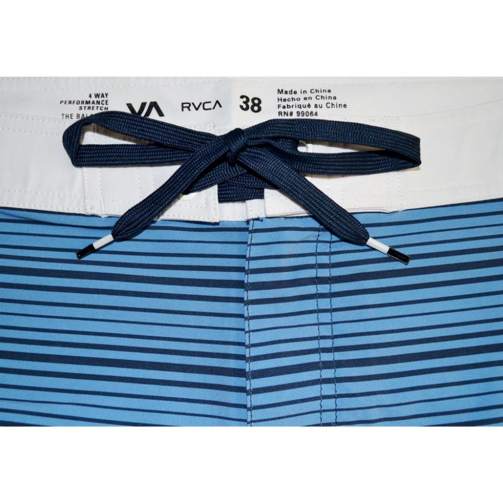 RVCA【38腰】海灘褲 衝浪褲 泳褲 四向彈力 Blue 大尺碼 全新 現貨 美國購入 保證正品-細節圖3