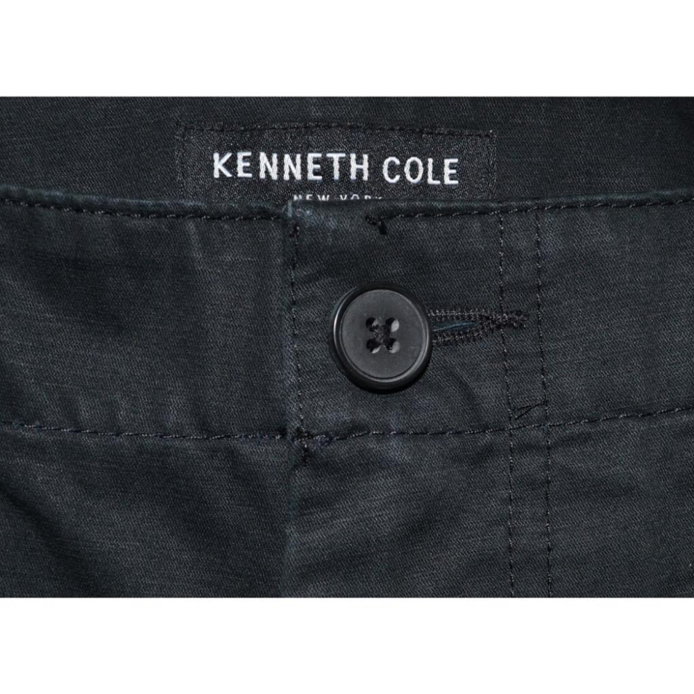 Kenneth Cole【30腰】休閒短褲 輕量 黑色 斜紋棉 腰部寬度可調整 全新 現貨 保證正品-細節圖3