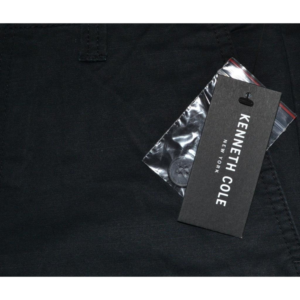 Kenneth Cole【30腰】休閒短褲 輕量 黑色 斜紋棉 腰部寬度可調整 全新 現貨 保證正品-細節圖4