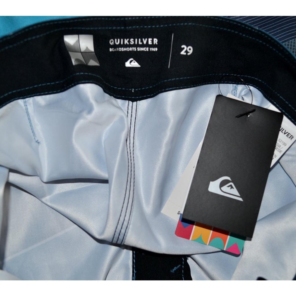 Quiksilver【29腰】海灘褲 衝浪褲 泳褲 Slash Fade 全新 現貨-細節圖6