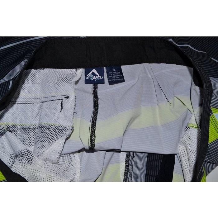 Kanu Surf【38腰】海灘褲 衝浪褲 泳褲 Specter Stripe 4向彈力 UPF50+ 大尺碼-細節圖5