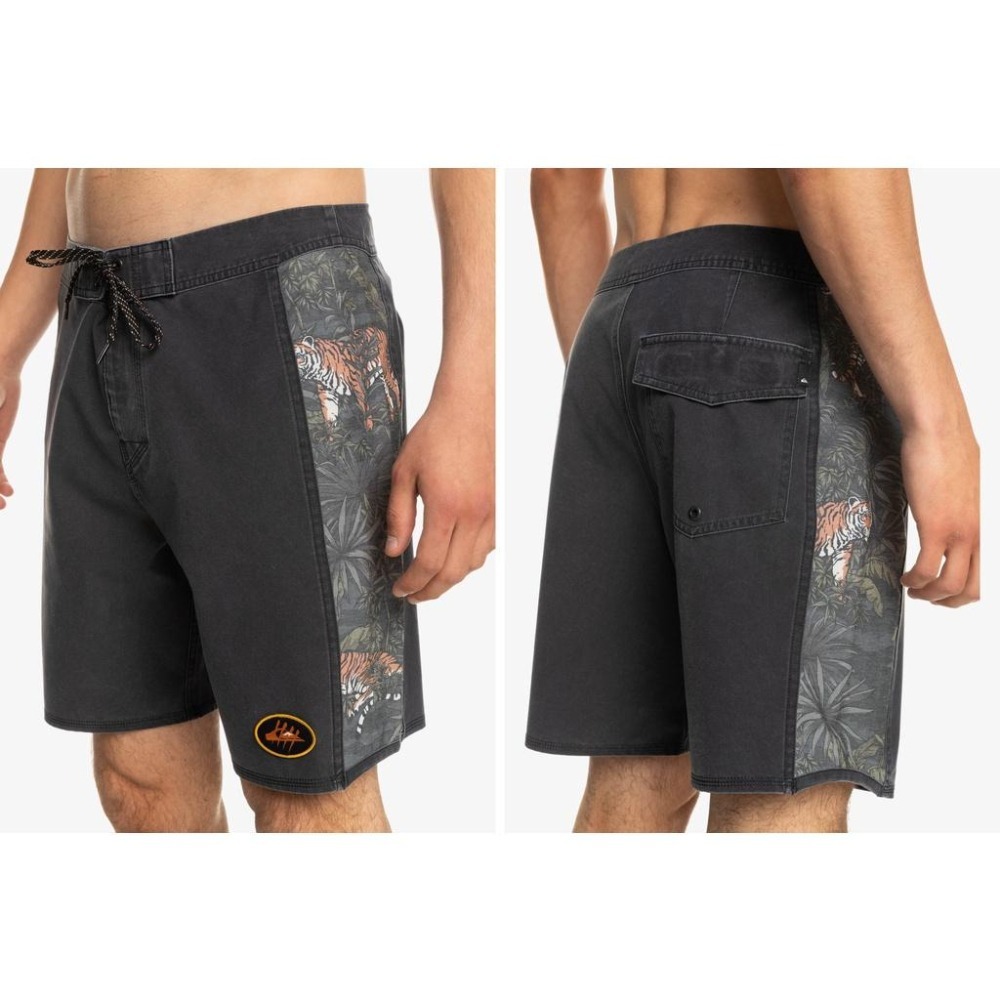 Quiksilver【38腰】海灘褲 衝浪褲 18英吋 SurfSilk 大尺碼 EQYBS04649-細節圖3